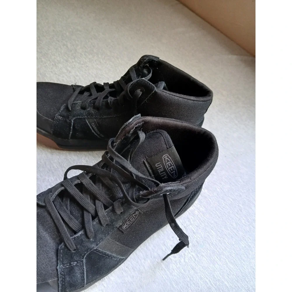 Keen Shoes 9 D Kenton Mid Work Wear Utility Comfort Carbon Toe Black